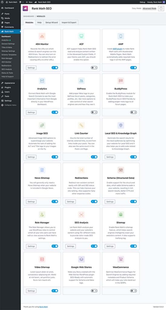How the RankMath Plugin helps me improve my search engine ranking 1 These RankMath SEO modules help you optimize your website for better SEO, which helps your website grow