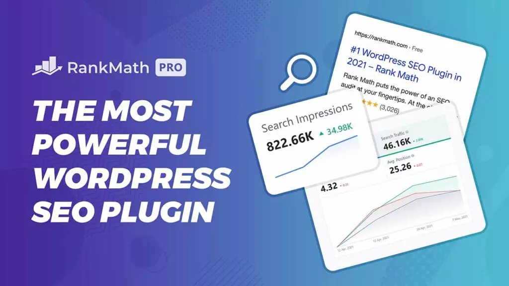 RankMath SEO is my favorite SEO Plugin for Wordpress