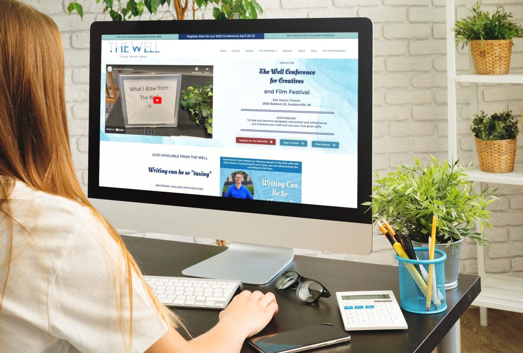 Redesigning the Well Conference for Creatives Website
