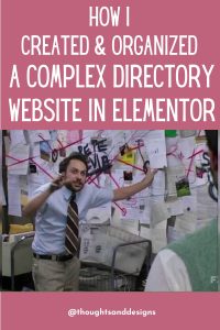 Creating a conference or directory website and other complex website use cases 2 How I crated and organized a complex directory website in elementor
