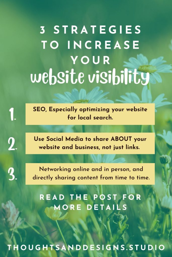 What Does It Mean to Increase Website Visibility? 1 3 Strategies to increase your website visibility