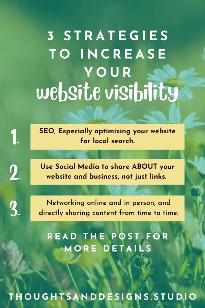 What Does It Mean to Increase Website Visibility? 1 3 Strategies to increase your website visibility